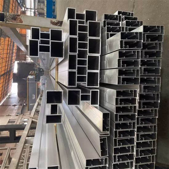 Foshan Factory Commerce de gros de portes et fenêtres à double vitrage en aluminium Profilé d'extrusion de porte coulissante latérale extrêmement étroite Extrusion d'aluminium
