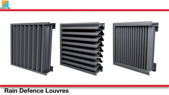 Persiennes en aluminium externes Sun Louver pour la façade du bâtiment